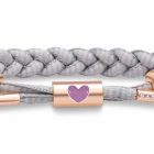 Rastaclat "I Love U" Bracelet - Light Grey