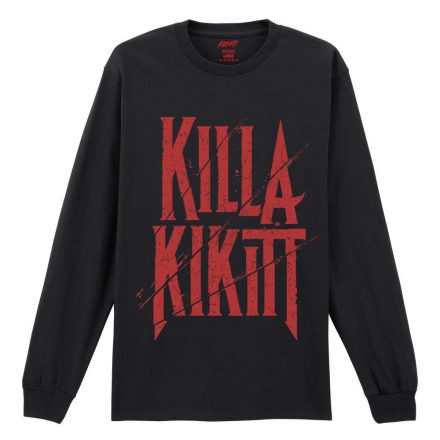 Killakikitt "Horror" hosszú ujjú póló - Fekete