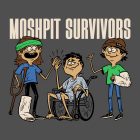 Pogo "Moshpit Survivors" tee - Charcoal