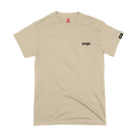 Pogo "Basics" tee - Sand/Black