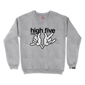 Pogo "High Five" sweatshirt - Heather Grey