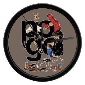Pogo Get Smashed wall clock