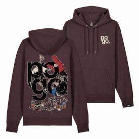 Pogo Get Smashed Hoodie - Red Brown