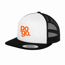 Pogo OG Trucker Cap - White/Black/Orange