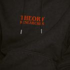 'THEORY RESEARCHER' Hoodie - Black