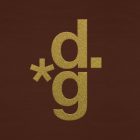 del.grady “gold symbol” hoodie - red rust