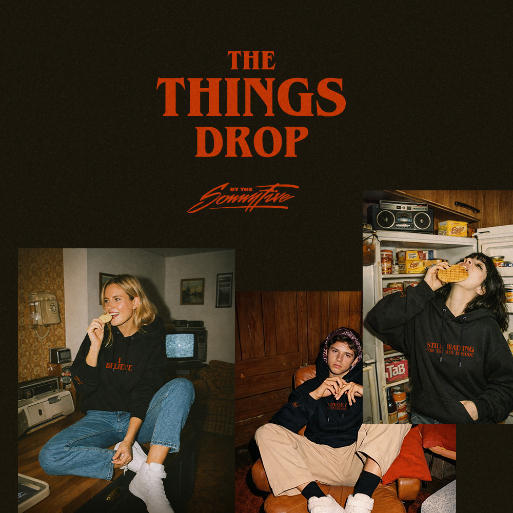 The Sonnyfive Merch bar
